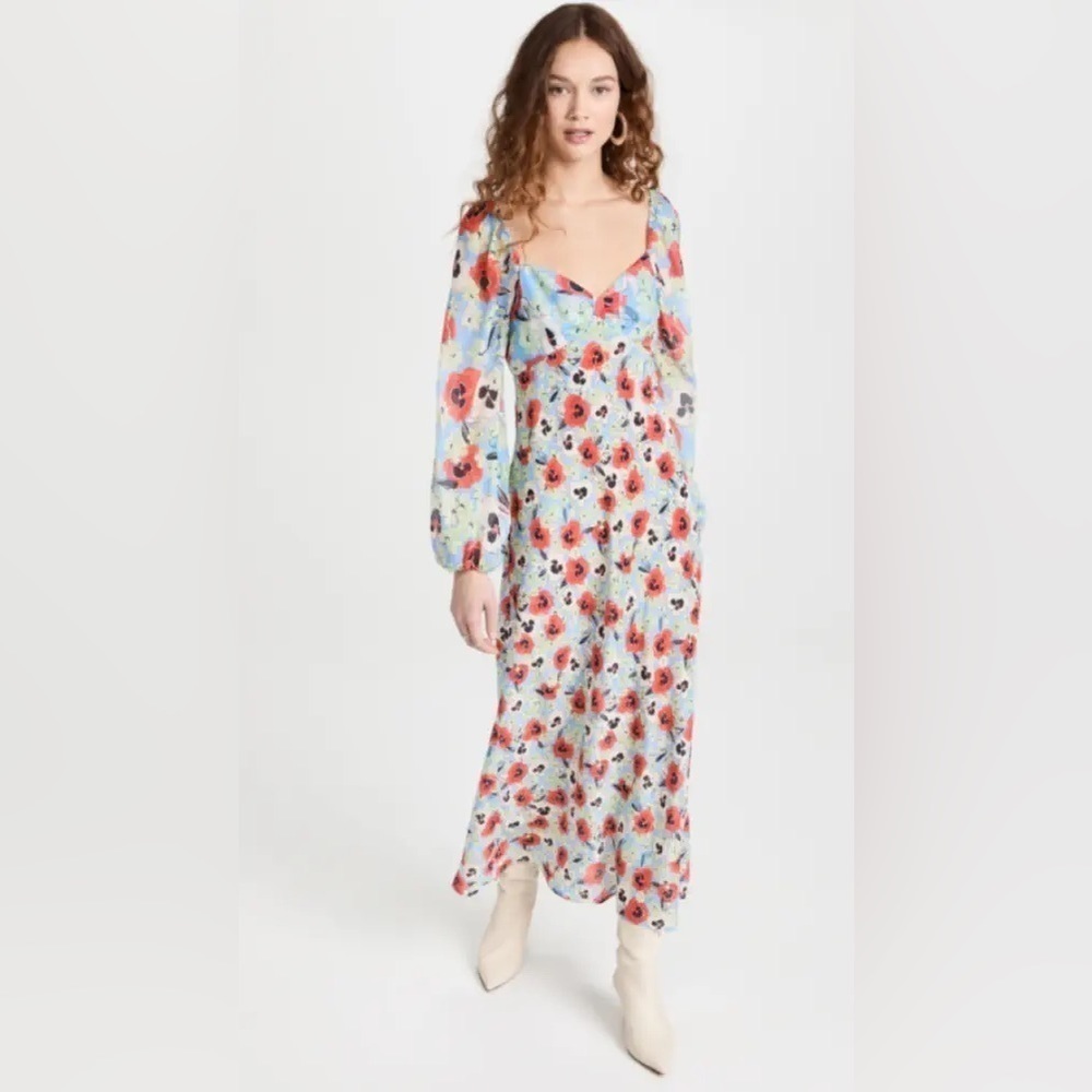 RIXO Gio Floral Dress